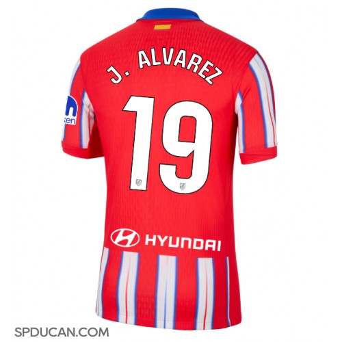 Muški Nogometni Dres Atletico Madrid Julian Alvarez #19 Domaci 2024-25 Kratak Rukav